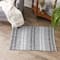 DII® Variegated Stripe Handwoven Recycled Yarn Rug, 2ft. x 3ft.